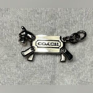 COACH 62436 Scottie Westie Keychain Dog